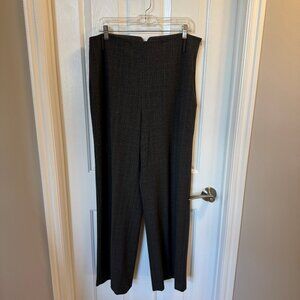 Grey herringbone pants